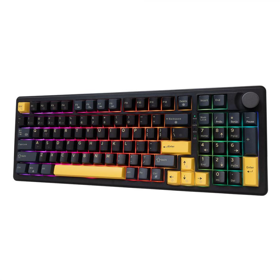 WHITE SHARK MECH US KEYBOARD RED SWITCH GK-007151 EXCALIBUR BLACK