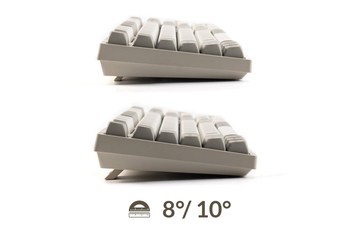 Keychron C2 Pro (C2PX-M1) QMK/VIA Mechanical Red Switch - 8K Polling Rate Hot Swap. 100% US Retro RG