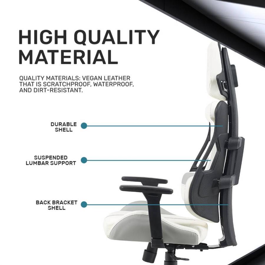 ARMAGGEDDON VEGAN LEATHER ERGONOMIC BACK GAMING CHAIR EXO III HONEY BOURBON