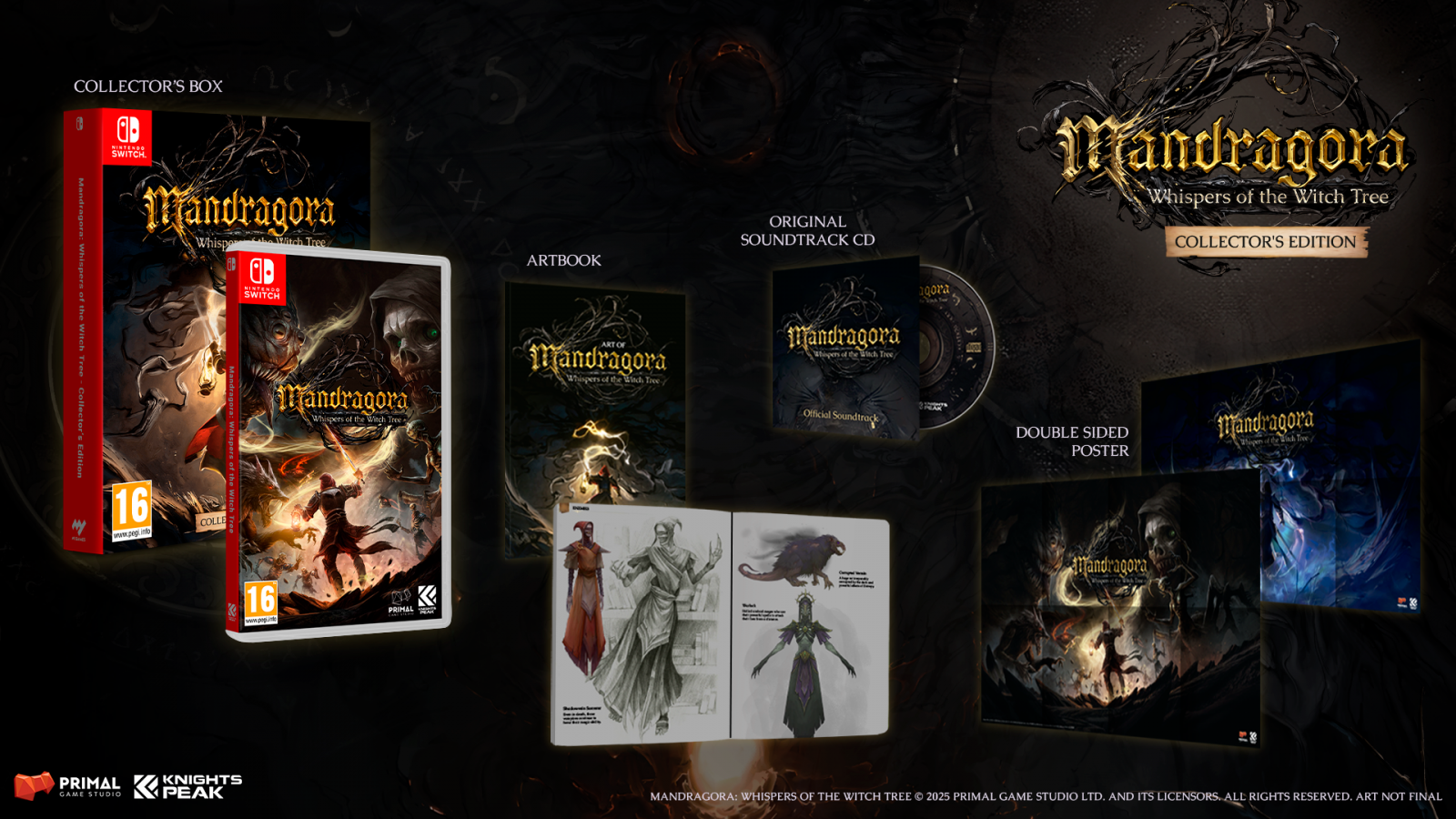 Mandragora Whispers Of The Witch Tree Collectors’ Edition Nintendo Switch NEW