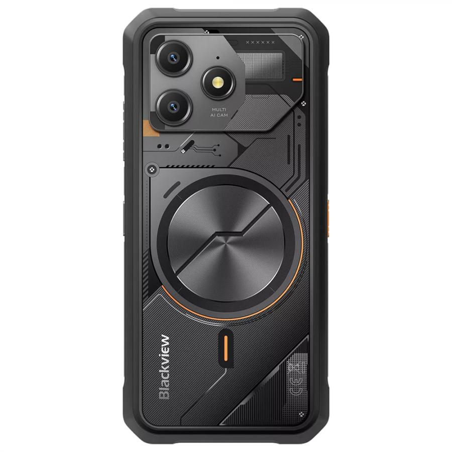 BLACKVIEW OCTA-CORE RUGGED PHONE 6.56' (6GB+128GB) NFC ANDROID 16 WITH PROTECTIVE CASE COSMIC BLACK