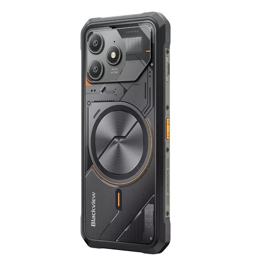 BLACKVIEW OCTA-CORE RUGGED PHONE 6.56' (8GB+128GB) NFC ANDROID 16 ARMOR BLACK