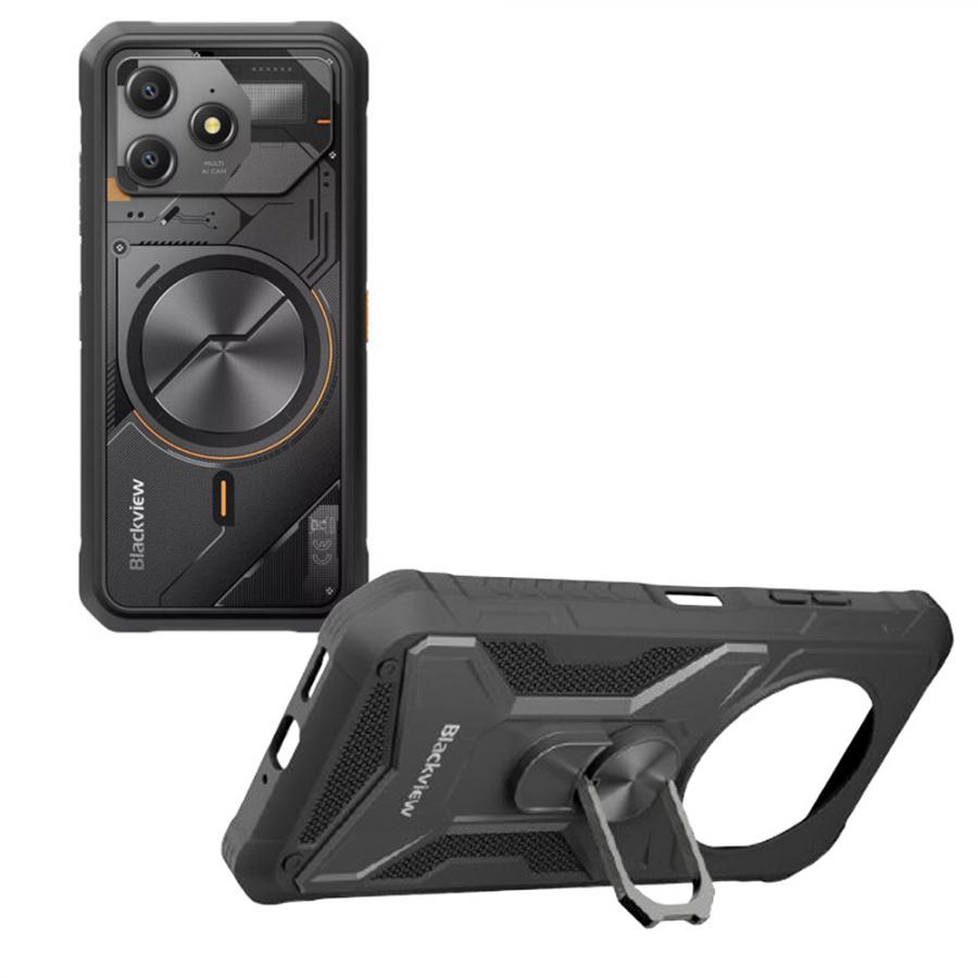 BLACKVIEW OCTA-CORE RUGGED PHONE 6.56' (8GB+128GB) NFC ANDROID 16 ARMOR BLACK