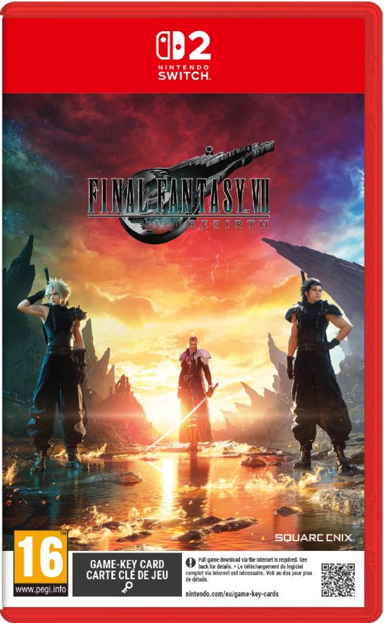 Final Fantasy VII Rebirth Nintendo Switch 2 NEW + EXCLUSIVE MAGIC THE GATHERING - FINAL FANTASY PROMO CARD) (GAME-KEY CARD