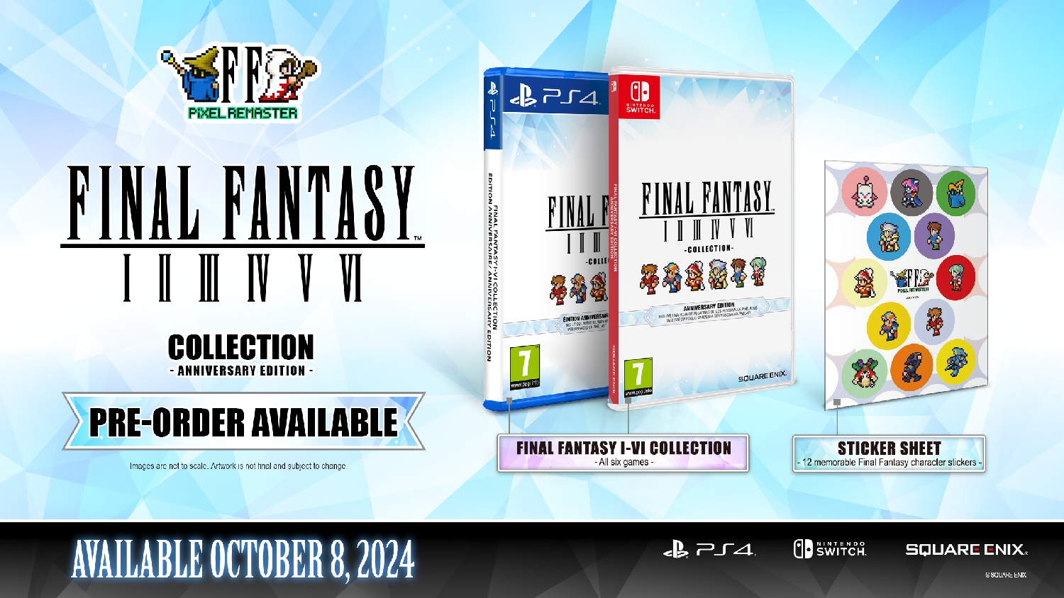 Final Fantasy I-VI Collection Anniversary Edition PS4 NEW