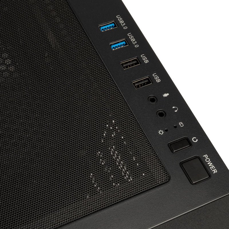 Kolink Unity Meshbay ARGB Midi ATX Tower Case - 400mm clearance (4 pre-installed fans & controller)