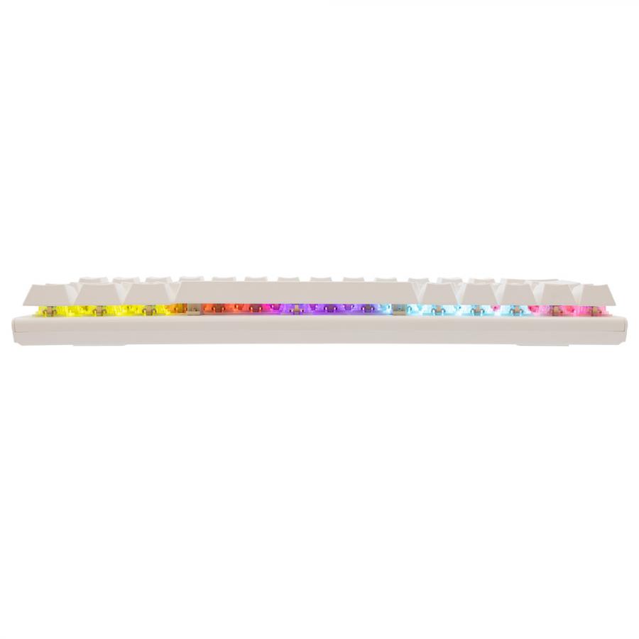 WHITE SHARK MECHANICAL KEYBOARD GK-002221V2 US BLUE SWITCH WAKIZASHI-2 WHITE