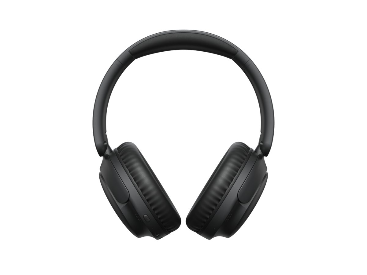 QCY H2S Lite Headphones Black - Type-C & Bluetooth Clear Call ENC iOS/Android 60hours 10m 40mm