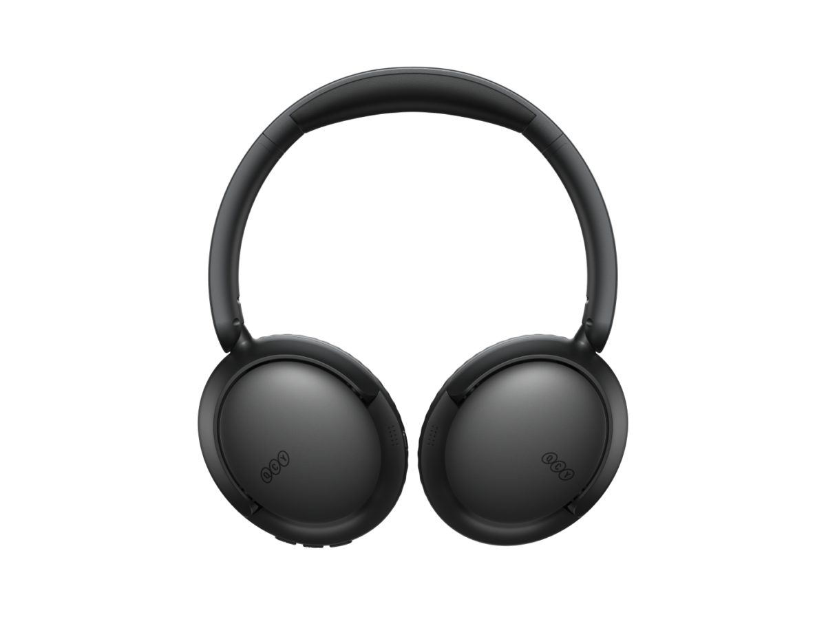 QCY H2S Lite Headphones Black - Type-C & Bluetooth Clear Call ENC iOS/Android 60hours 10m 40mm