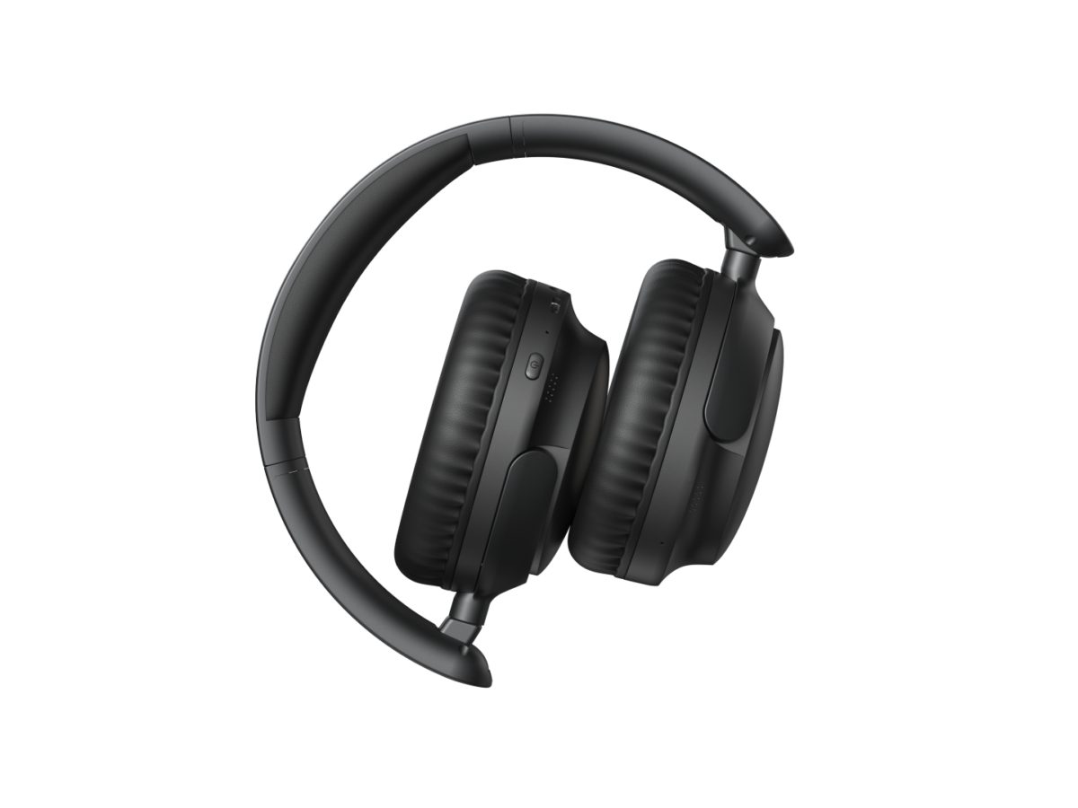 QCY H2S Lite Headphones Black - Type-C & Bluetooth Clear Call ENC iOS/Android 60hours 10m 40mm