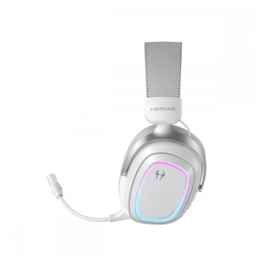 QCY Heroad GT2 White Wired/Wireless/BT/3.5jack/USB-C THX Gaming Headset PS4/PS5/PC