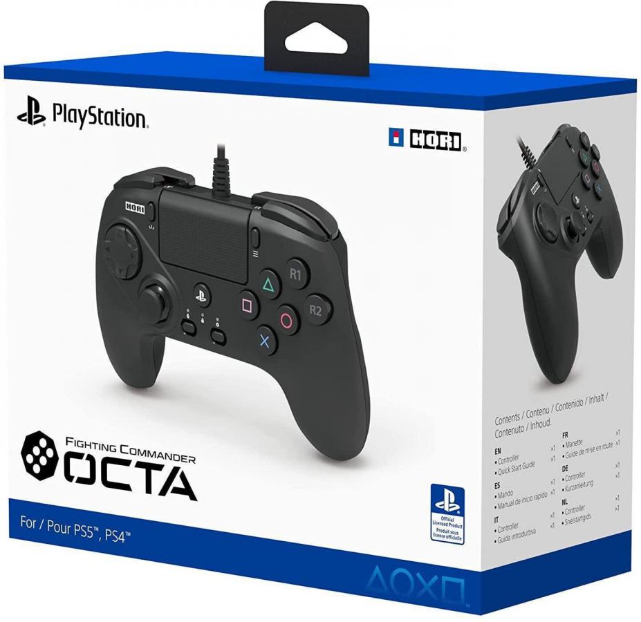 HORI (SPF-023U) FIGHTING COMMANDER OCTA,  FOR PLAYSTATION 5 & 4