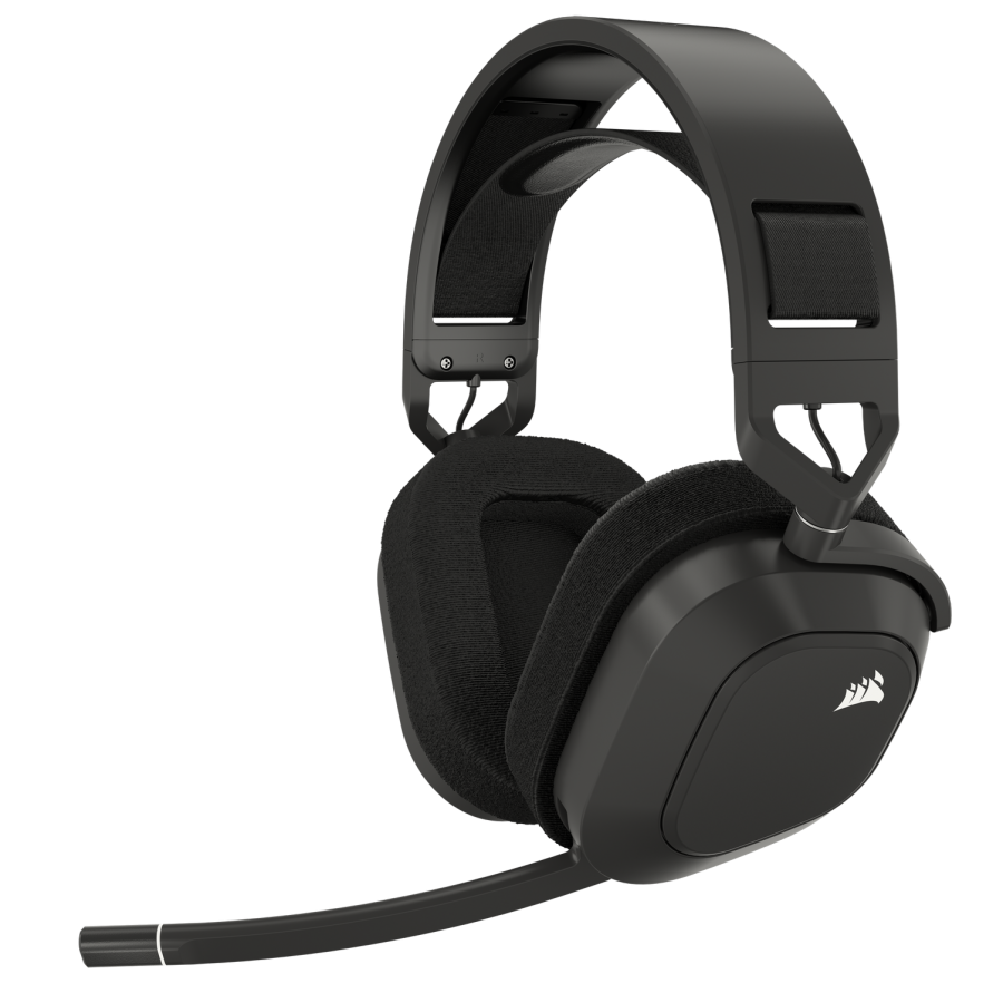 CORSAIR Headset HS80 MAX RGB Wireless Dolby Atmos Carbon CA-9011295-EU