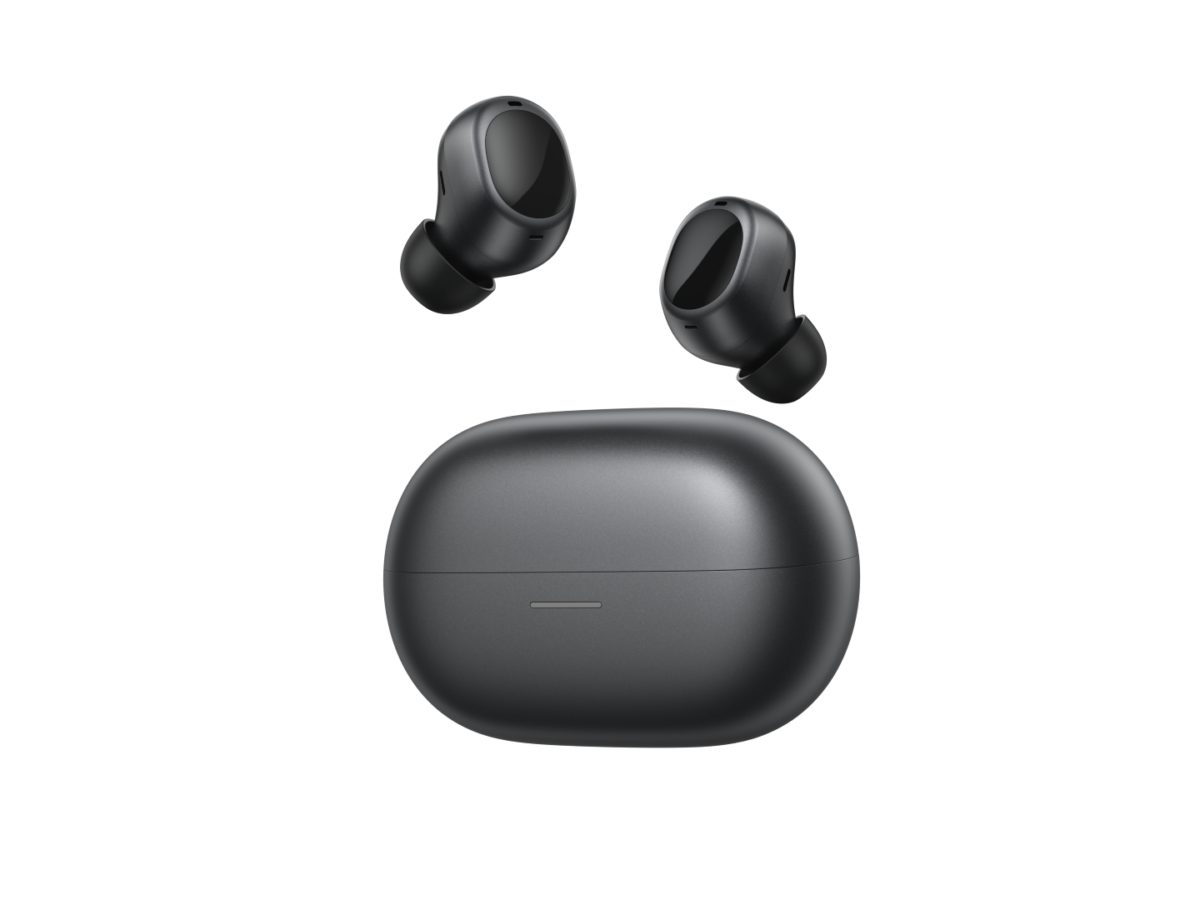 QCY MeloBuds A30 Black - Adaptive A.I. ANC -60dB - 3 devices switch - IPX5 - 8mic Calls