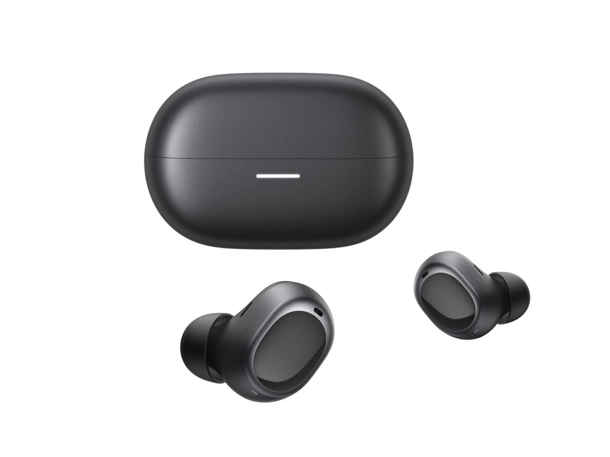 QCY MeloBuds A30 Black - Adaptive A.I. ANC -60dB - 3 devices switch - IPX5 - 8mic Calls