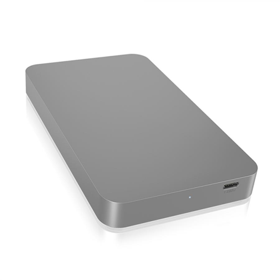 ICY BOX TYPE-C 3.2 GEN2 ENCLOSURE FOR 2.5' SATA DRIVES SILVER
