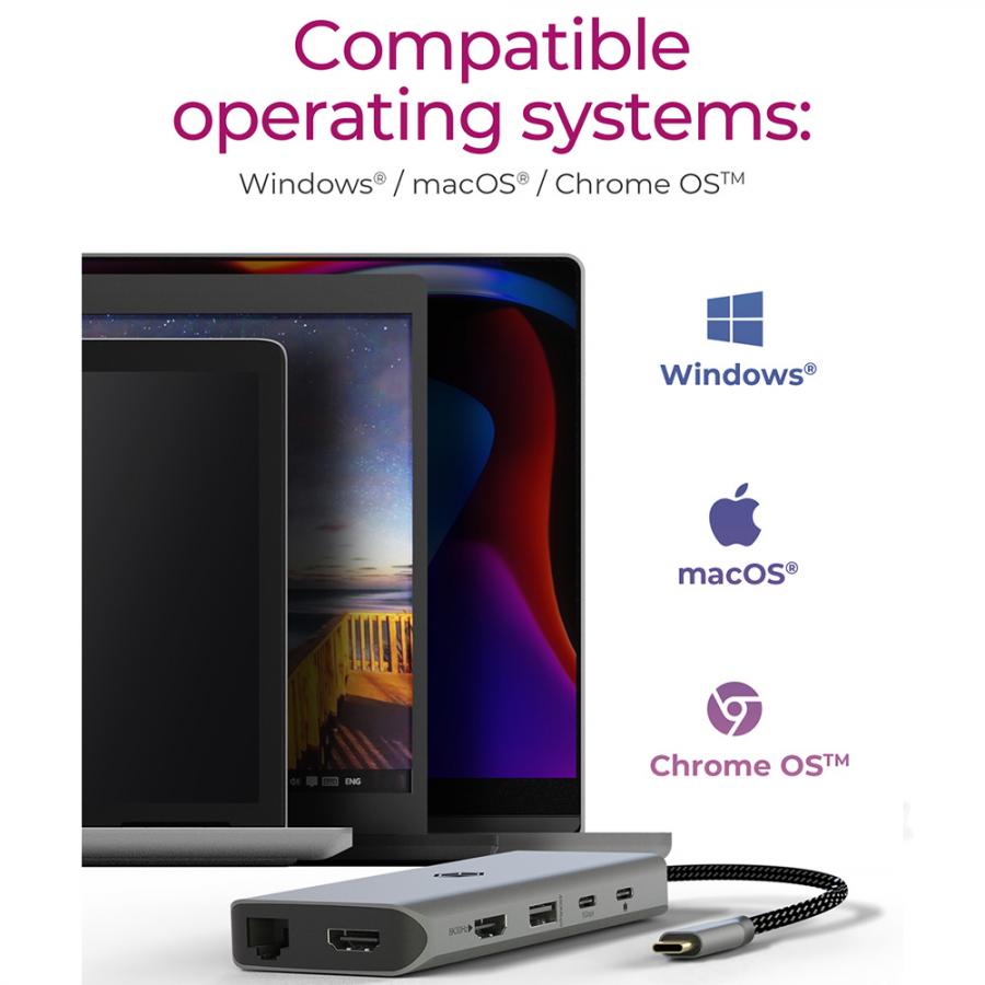 ICY BOX 12 IN 1 TYPE-C NOTEBOOK DOCKING STATION PD100W