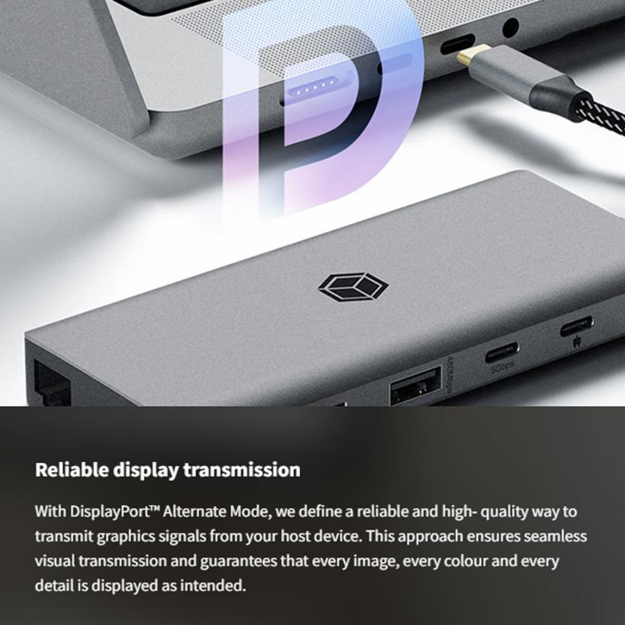 ICY BOX 12 IN 1 TYPE-C NOTEBOOK DOCKING STATION PD100W
