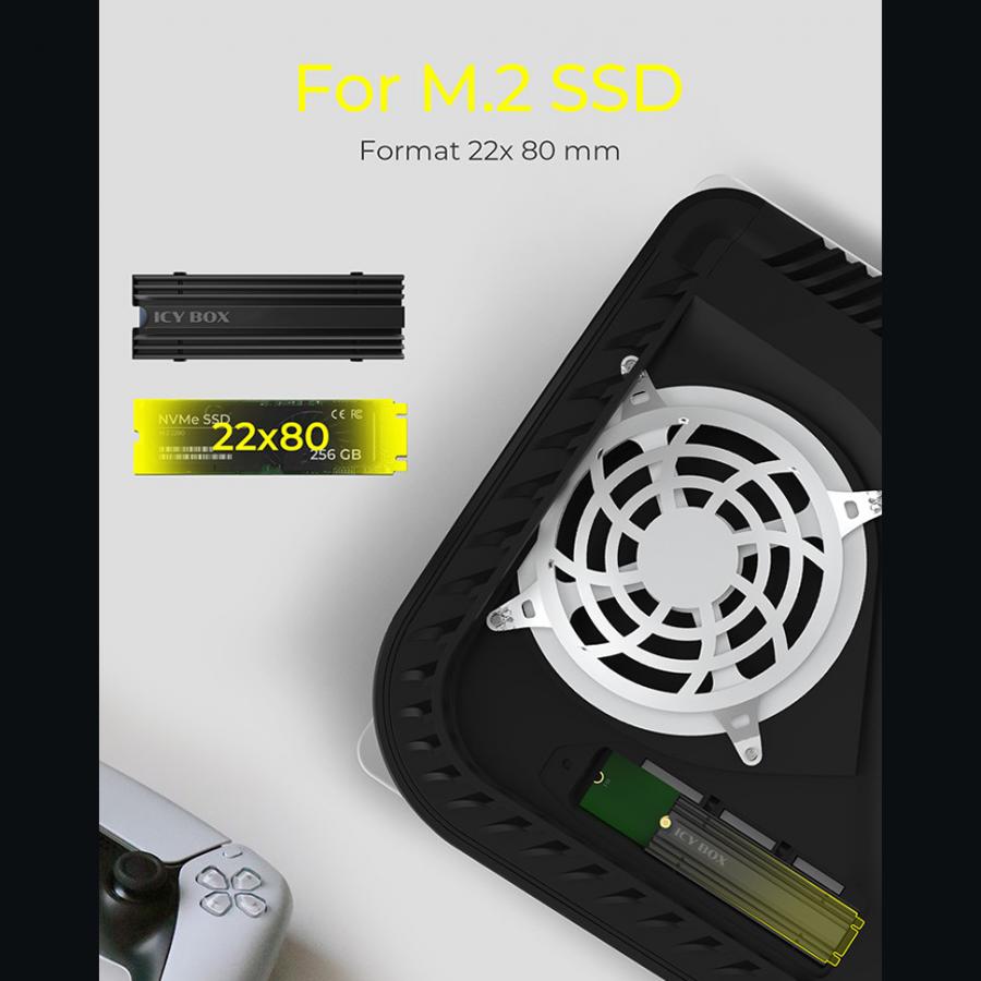 ICY BOX M.2 SSD HEAT SINK FOR PS5