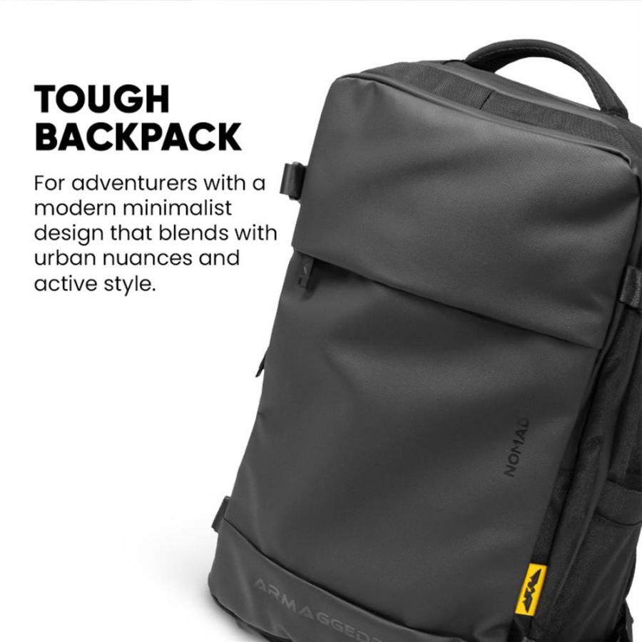 ARMAGGEDDON TRAVEL SPLASHPROOF BAKCPACK 15.6' NOMAD CARBON