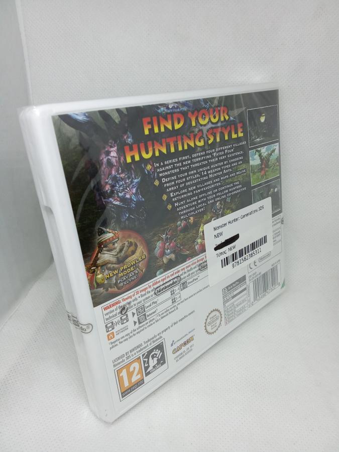 Monster Hunter: Generations 3DS NEW
