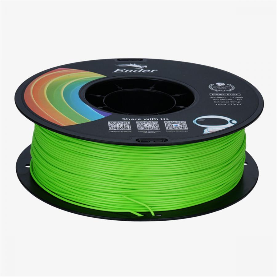 Creality EN-PLA+ Apple Green Ender 3D Printer Filament Strength 34MPA Bend 77MPa 1 kg Spool1.75