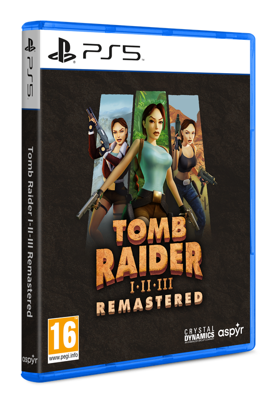 Tomb Raider I-II-III Remastered Starring Lara Croft PS5 NEW