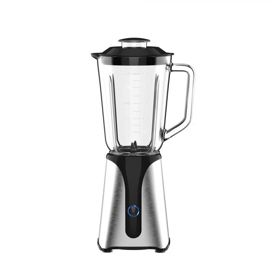 JOCCA GLASS BLENDER WITH CRYSTAL JAR AND BOTTLE STAINLESS STEEL 350W