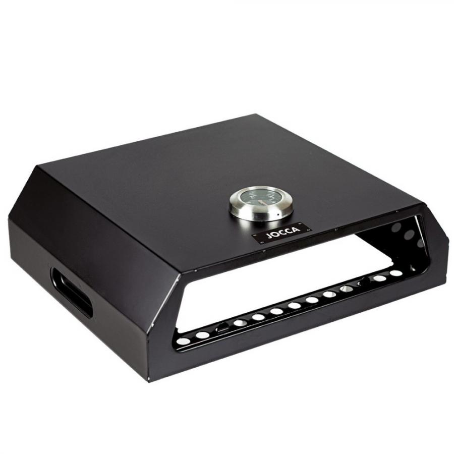 JOCCA STAINLESS STEEL PIZZA OVEN FOR BARBECUES BLACK