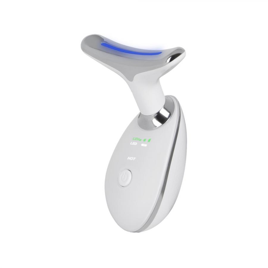 JOCCA PULSED LIGHT NECK AND FACE MASSAGER WITH 3 MODES WHITE