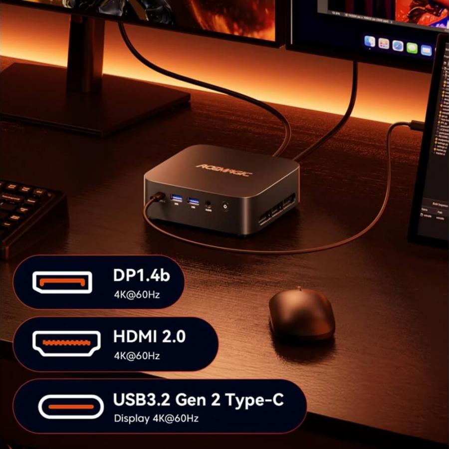 ACEMAGIC MINI PC K1 RYZEN5 7430U (16GB+512GB) WIN11 PRO BLACK
