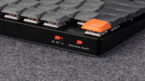 Keychron K1 V6 (K1X-B1) QMK Wireless Mechanical Keyboard Red Switch RGB 80% US Layout