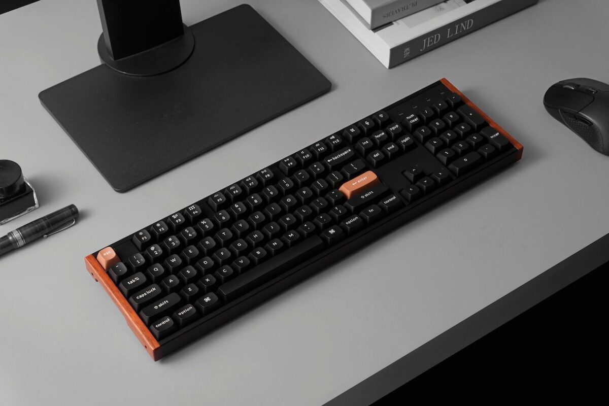 Keychron K10 HE (K10H-F1) Special Wood Edition Wireless Magnetic Hall Effect RGB Keyboard 100% US