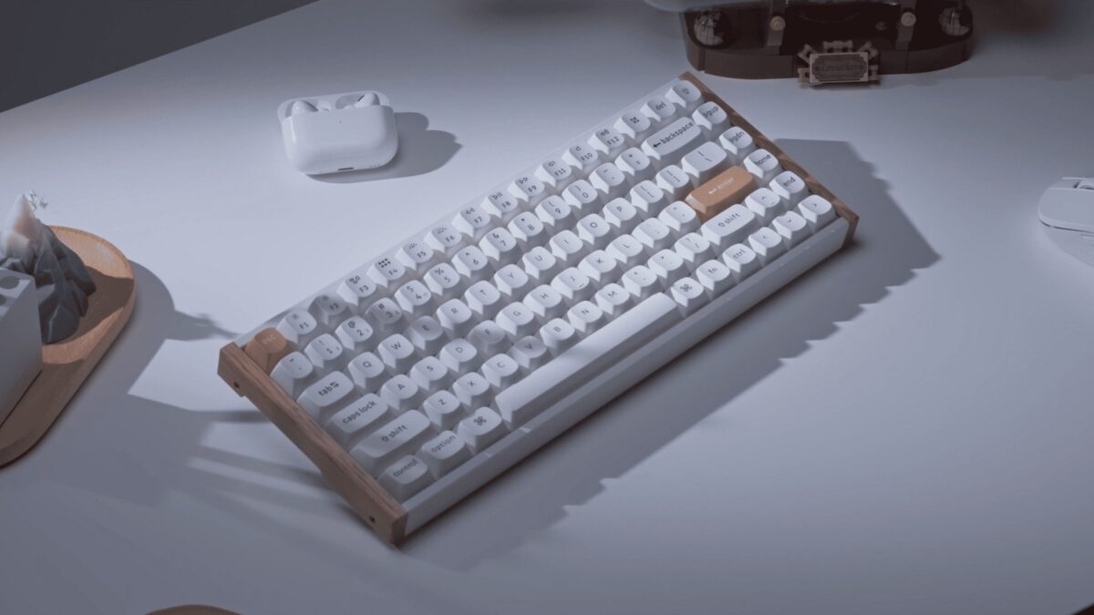 Keychron K2 HE (K2H-Q1) Wireless Magnetic Hall Effect RGB Keyboard 75% US Special Edition Wood White
