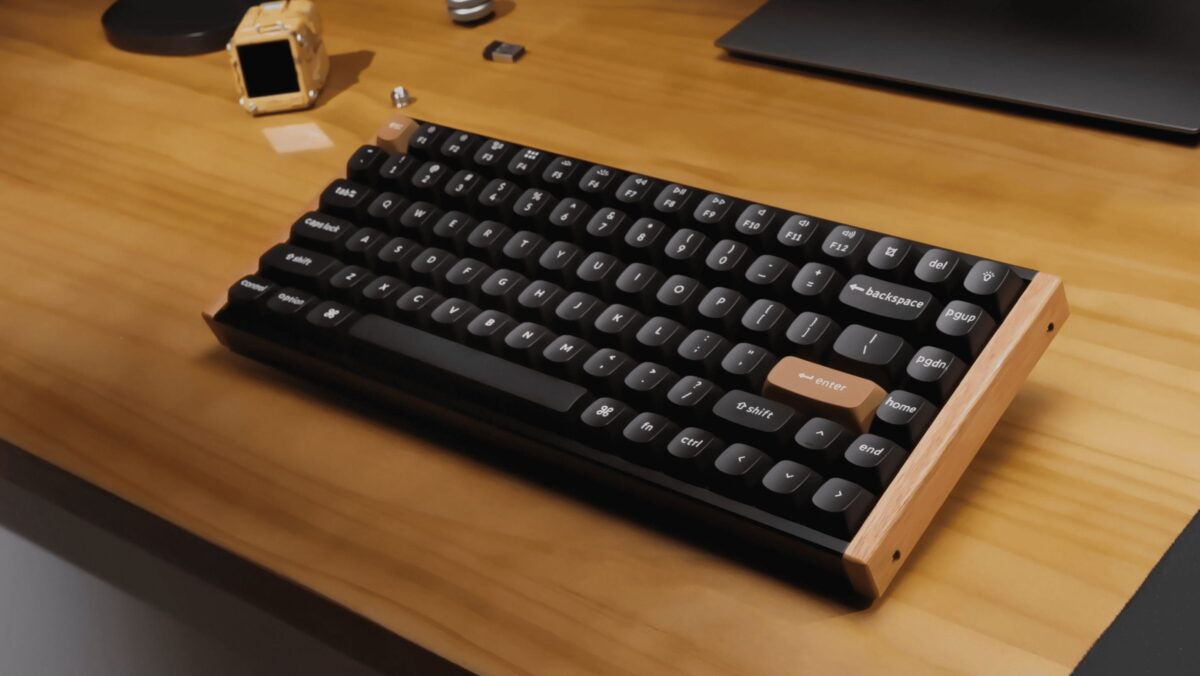 Keychron K2 HE (K2H-F1) Wireless Magnetic Hall Effect RGB Keyboard 75% US Lay. Special Wood Edition