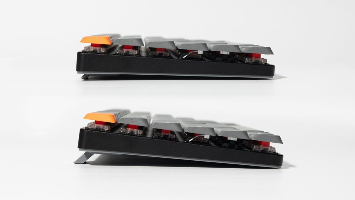 Keychron K1 Max (K1M-H1) ANSI 80% TKL Black Full Assembled Red Switch RGB Hot-Swap Wired Low Profile