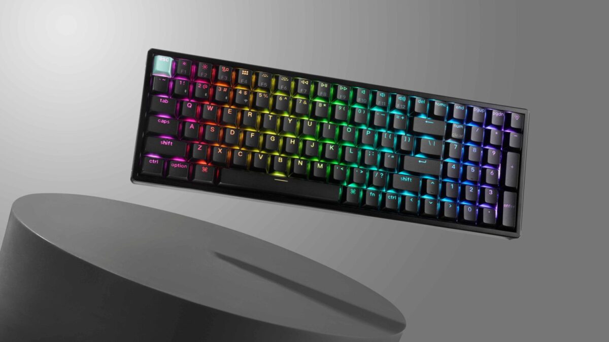 Keychron K4 HE (K4H-J1) Shine-Through Wireless Magnetic Hall Effect RGB Keyboard 96% US Layout