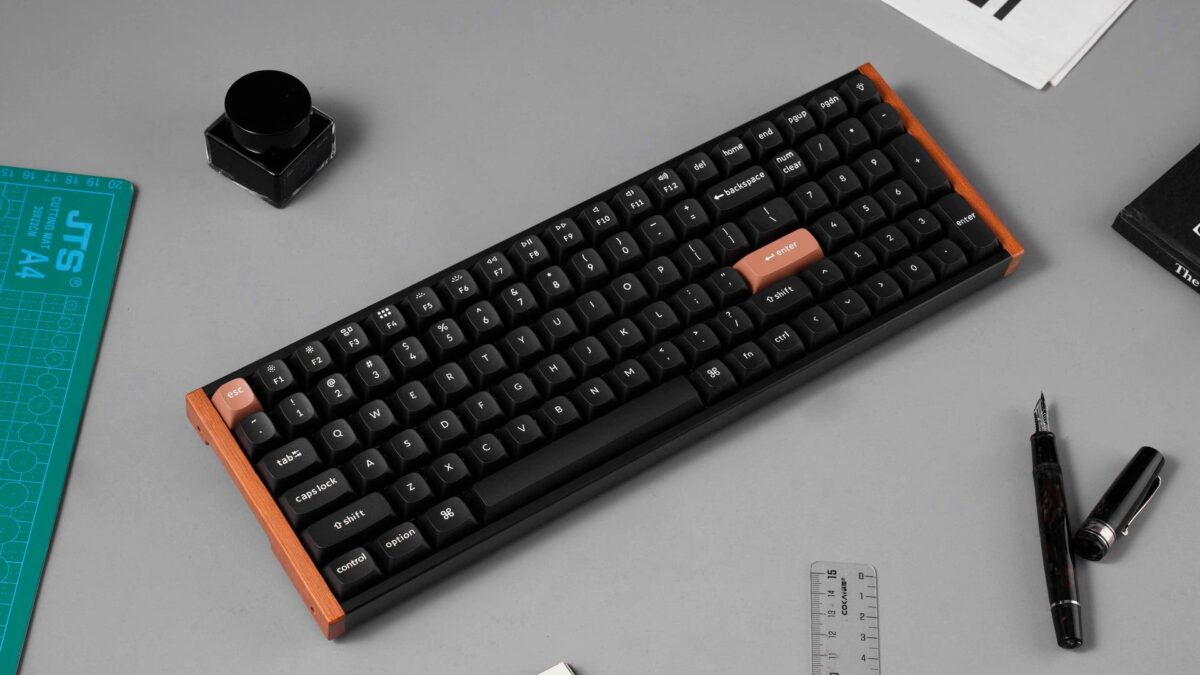 Keychron K4 HE (K4H-F1) Special Wood Edition Wireless Magnetic Hall Effect RGB Keyboard 96% US