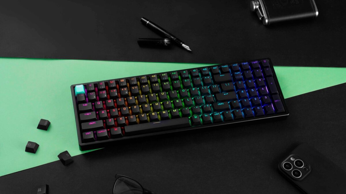Keychron K4 HE (K4H-J1) Shine-Through Wireless Magnetic Hall Effect RGB Keyboard 96% US Layout