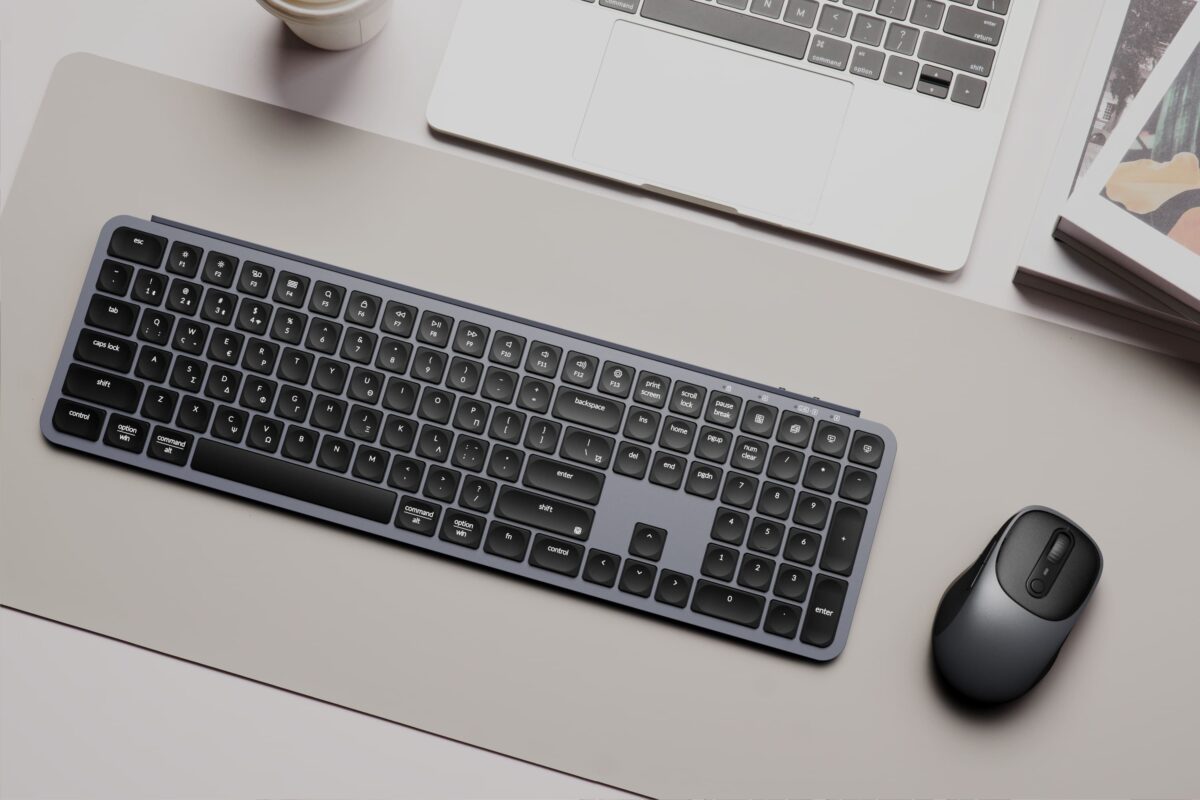 Keychron B6 Pro (B6P-K1-GR) Ultraslim Wireless BT Keyboard ZMK Online customization - Gray 100% US L
