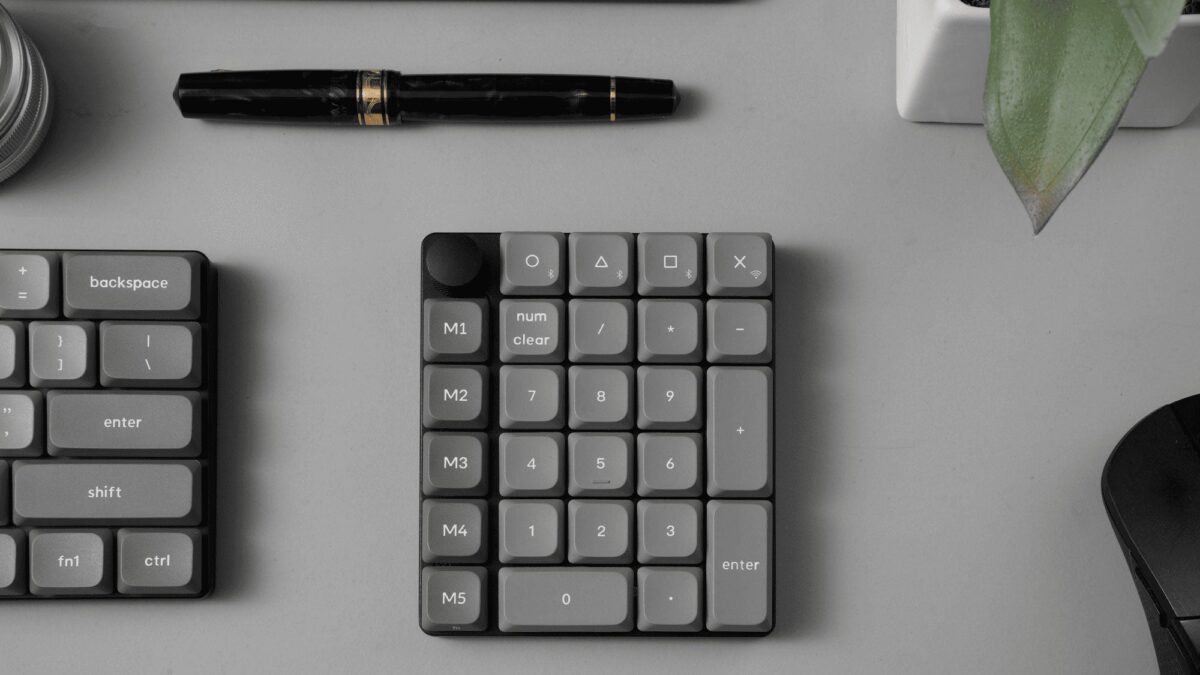 Keychron K0 Max (K0M-H1) QMK Wireless Custom Num Pad Mechanical Low Profile Red Switch RGB Hot-Swap