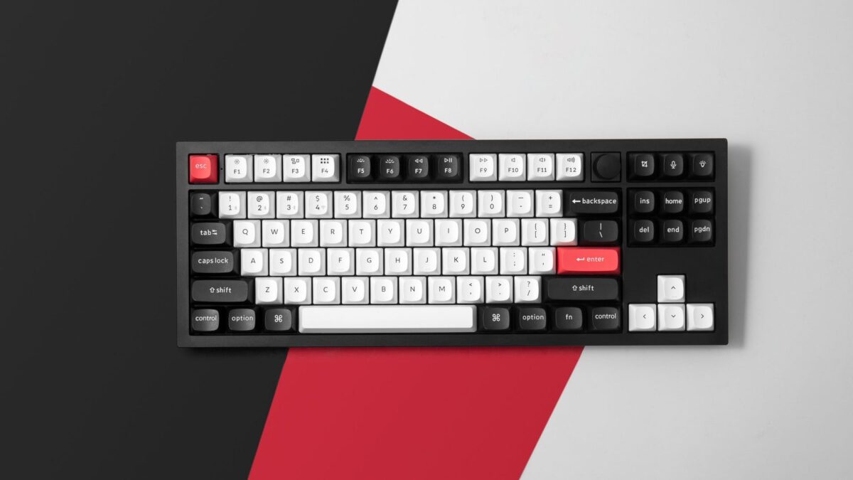 Keychron Q3 HE (Q3H-M1) QMK Wireless Custom Hall Effect Keyboard Purple Switch 80% US Layout