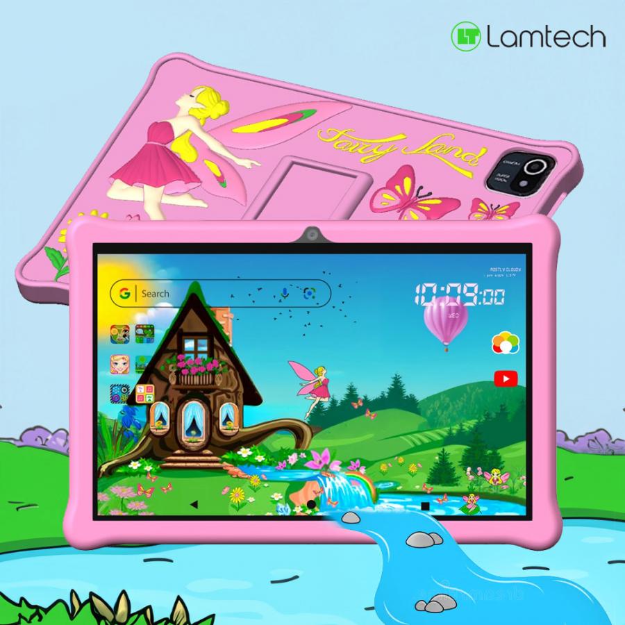 LAMTECH OCTA-CORE KID TABLET 10.1'  4GB+64GB ANDROID 14 BLUSH PINK FAIRYLAND