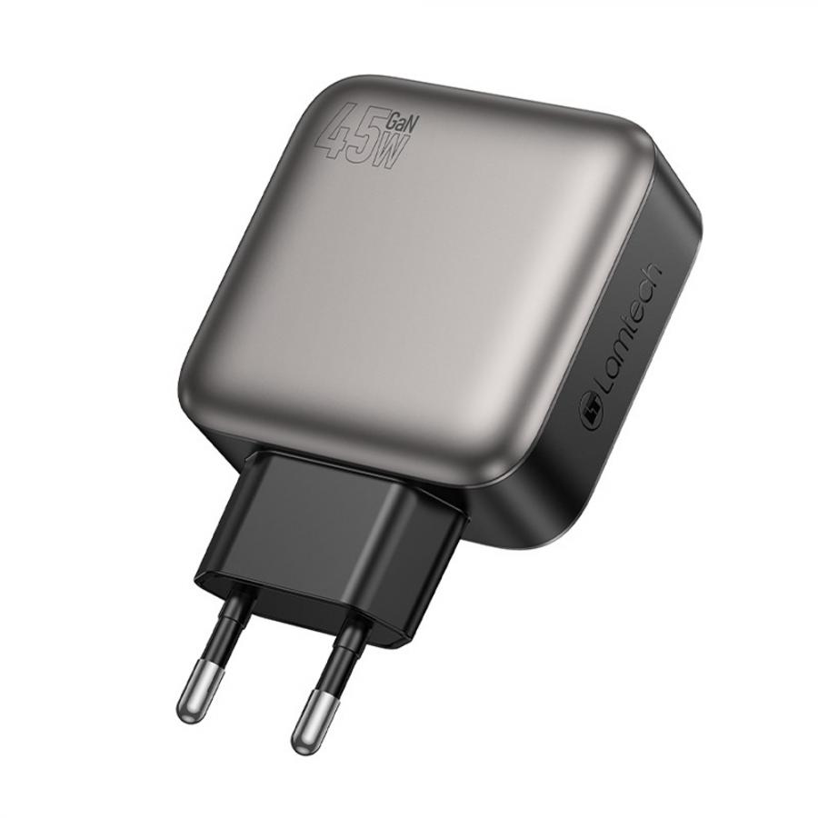 LAMTECH THREE PORTS GaN CHARGER PD45W GREY