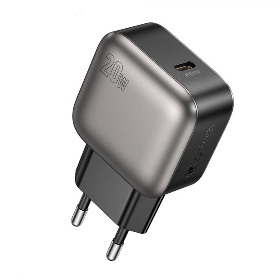 LAMTECH SINGLE TYPE-C CHARGER PD20W GREY