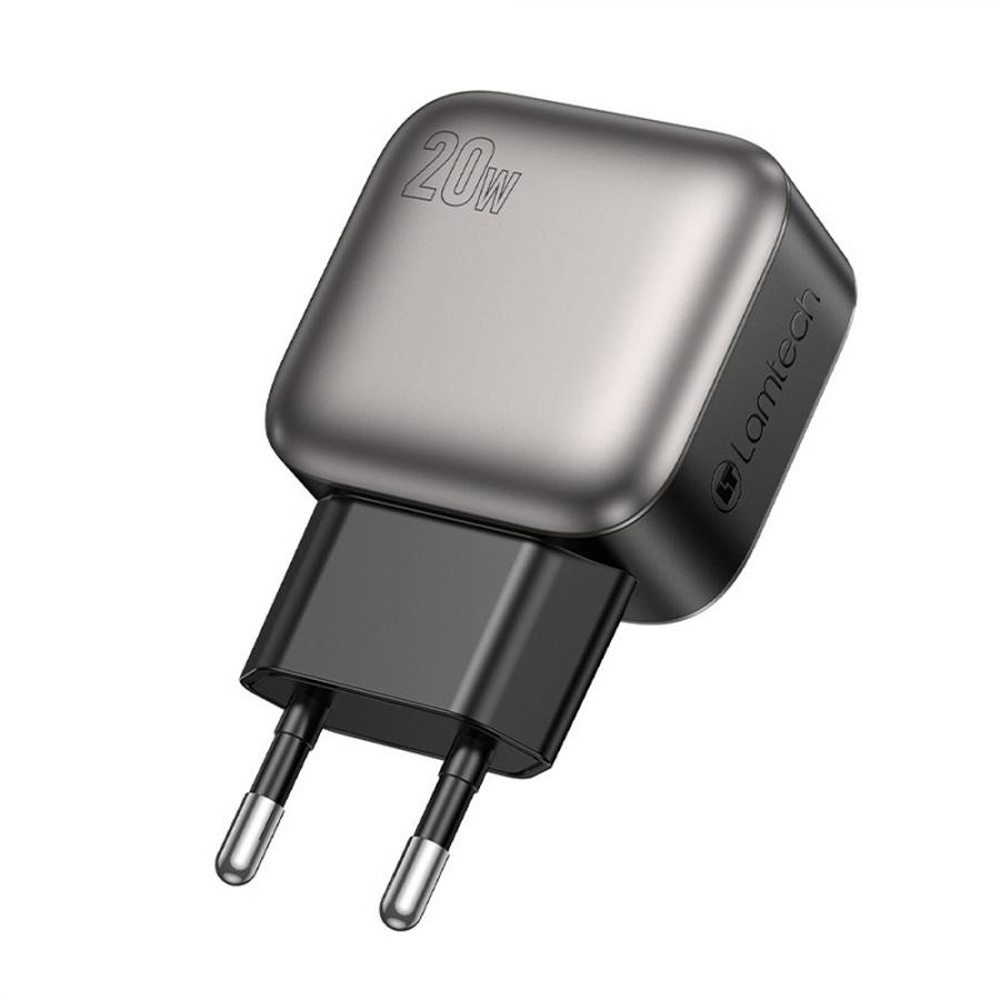 LAMTECH SINGLE TYPE-C CHARGER PD20W GREY