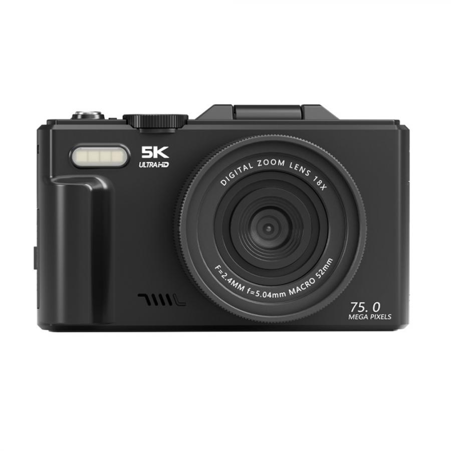 LAMTECH 5K FLIP DIGITAL CAMERA WIFI BLACK