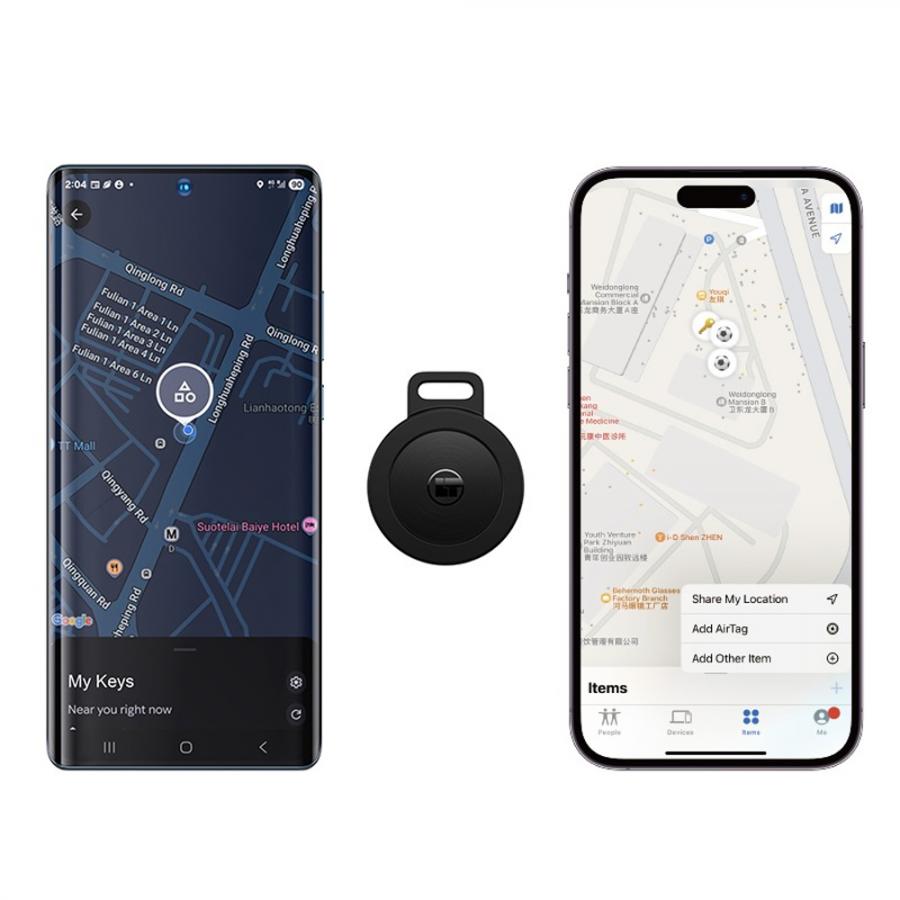LAMTECH 2IN1 ANTILOST FINDER FOR iOS & ANDROID DEVICES BLACK