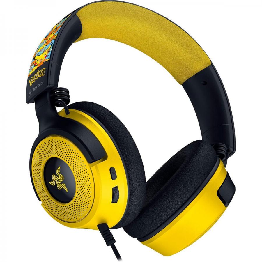 Razer Kraken V4 X - Pokemon Kanto Starters - USB RGB 7.1 Gaming Headset - 40 MM Driver - PC/PS5/PS4