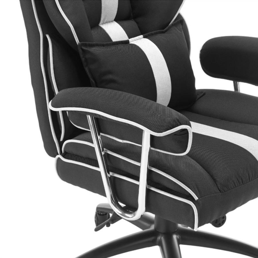 WHITE SHARK EXTRA SOFT GAMING CHAIR BLACK-WHITE LE MANS